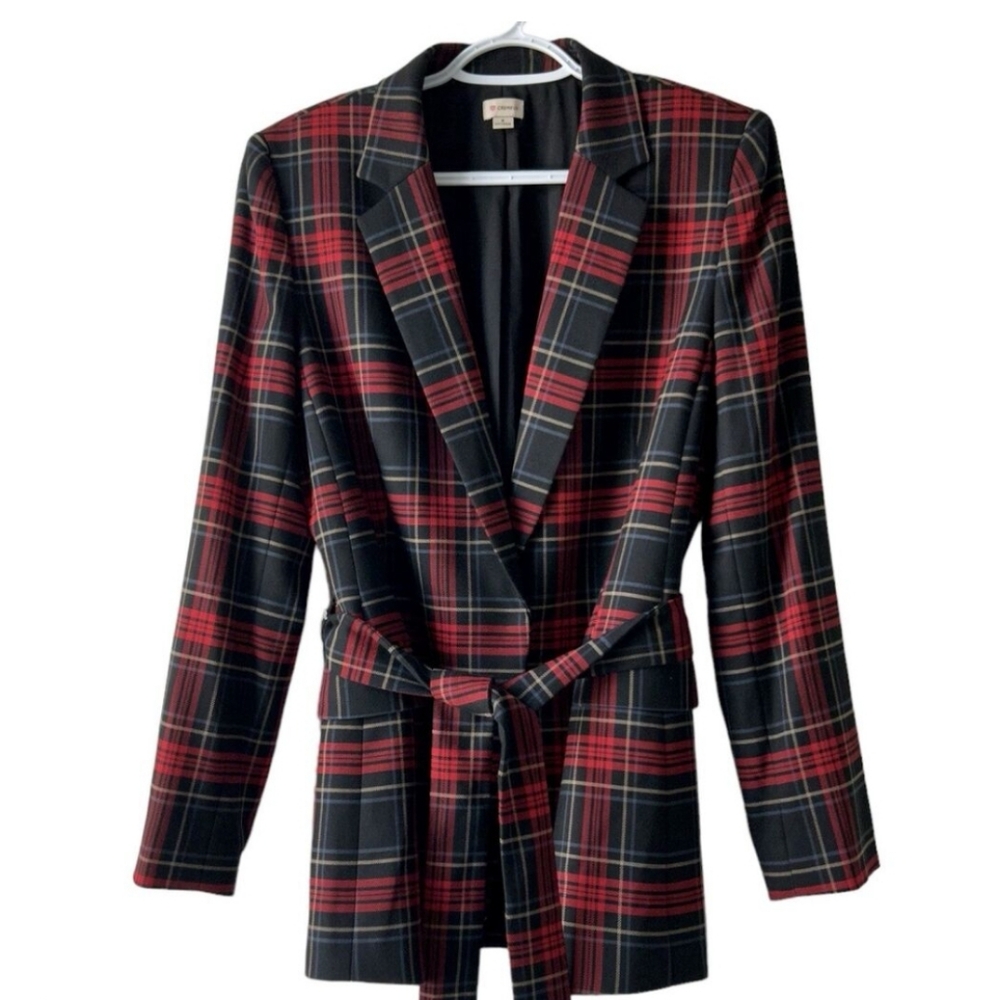 Cremieux Holiday Charm Striped Jacket , 8 NWT